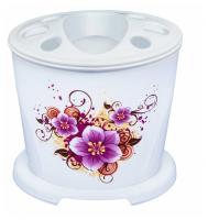 Подставка пластик Ориент для зубных щеток 188302 181353