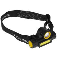 Фонарь налобный Космос KосH103WLith к.1412811