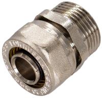 Соединитель для  металлопластика 16 наружная резьба в ассорт. 764