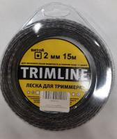 Леска д триммера TRIMLINE 2,0mm 15m квадрат витой Duoline