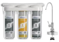 Система фильтрации Аквабрайт Умягчение джест. воды 3-ступ. кран в комплекте