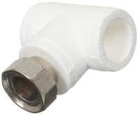 Тройник 25 3 4 полипропиленовый с накидной гайкой в ассортименте.