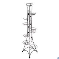Подставка кованная д цветов 9 горш. Пирамида витая квадрат арт. 1119