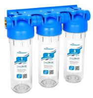 Колба Аквабрайт трехступенчатая 34 прозр. арт.АБФ-3