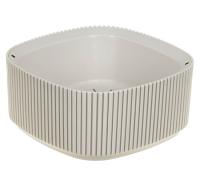 Кашпо пм Стрип 1,6л квадр. крем