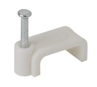 Скоба для кабеля 10мм плоская Эра арт.SP-10 уп 50шт