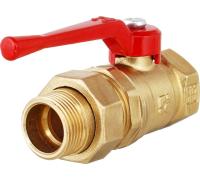 Кран шаровый 25 прямой с американкой ассортимент