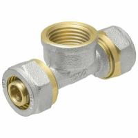 Соединитель для металлопластика 16 внутренняя резьба в ассортименте.