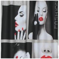 Штора для ванны Brimix 180200 гламур 02-01