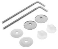 Крепление для сиденья унитаза MasterProf метал 2шт 4981188