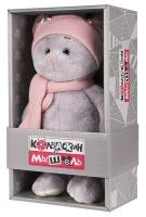 Мышель в шарфе и шапке 20см арт.MT-MRT062004-20