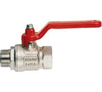 Кран мини 14х12мм рычаг нар. рез.