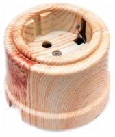 Розетка 1м с-з карельская сосна Bironi арт. B1-101-13