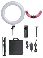 Светильник напольный кольцевой Basic розовый к.00036