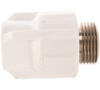 Муфта 20 3 4 полипропиленовая наружная резьба серая в ассортименте