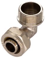 Уголок для металлопластика 16наружная резьба в ассортименте