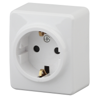 Розетка 1м с.з белая IP20 Эксперт Эра арт. 11-2203-01