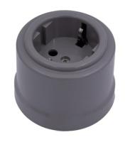 Розетка 1м с-з Титан Bironi арт. B1-101-26