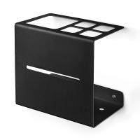 Держатель нержавеющий для зубных щеток Лофт Арт чёрный 9431207