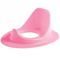 Накладка на унитаз детская пластик розовая 431326305 299509
