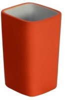 Стакан пластик Aqua для зубных щеток оранжевый 19740000 174265